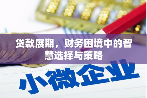 北斗贷款展期，财务困境中的智慧选择与策略