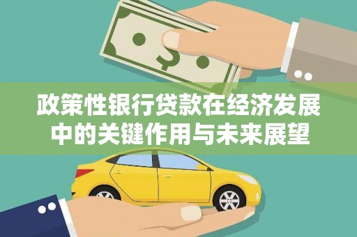 北斗政策性银行贷款在经济发展中的关键作用与未来展望
