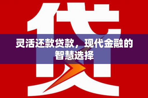 北斗灵活还款贷款，现代金融的智慧选择