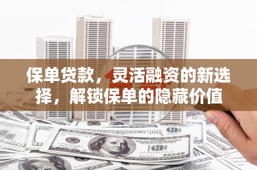 北斗保单贷款，灵活融资的新选择，解锁保单的隐藏价值
