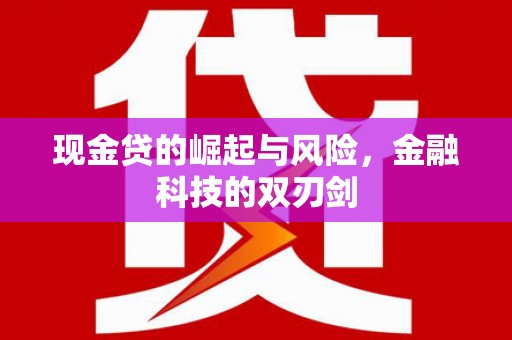 北斗现金贷的崛起与风险，金融科技的双刃剑