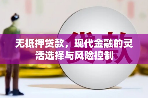 北斗无抵押贷款，现代金融的灵活选择与风险控制