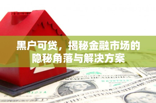 北斗黑户可贷，揭秘金融市场的隐秘角落与解决方案
