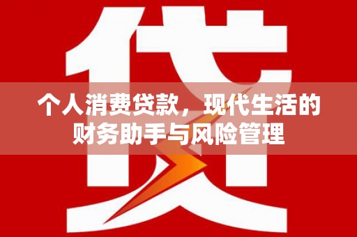 北斗个人消费贷款，现代生活的财务助手与风险管理