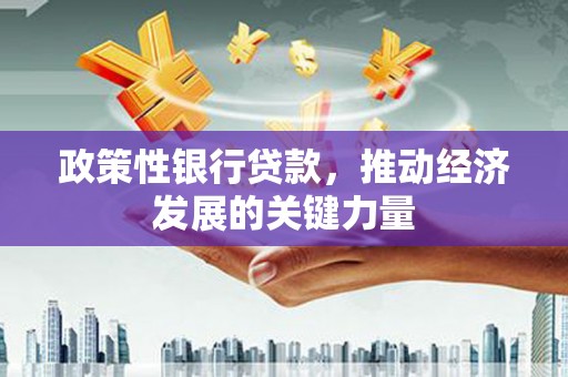 北斗政策性银行贷款，推动经济发展的关键力量