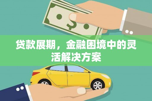 北斗贷款展期，金融困境中的灵活解决方案