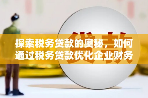 北斗探索税务贷款的奥秘，如何通过税务贷款优化企业财务