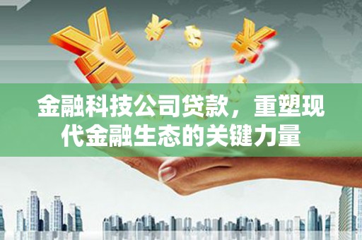 北斗金融科技公司贷款，重塑现代金融生态的关键力量