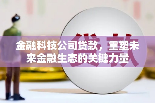 北斗金融科技公司贷款，重塑未来金融生态的关键力量