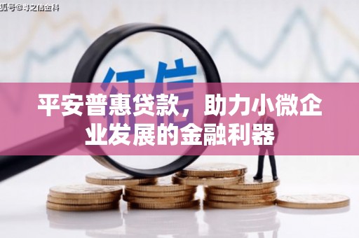 北斗平安普惠贷款，助力小微企业发展的金融利器
