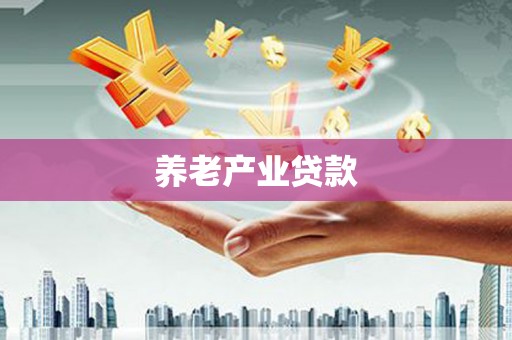 北斗养老产业贷款