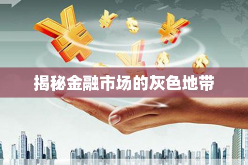 北斗揭秘金融市场的灰色地带